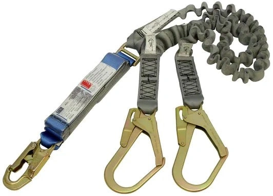 3M DBI-SALA EZ-Stop Lanyard: Superior Shock Absorption - Grey, 1 Case